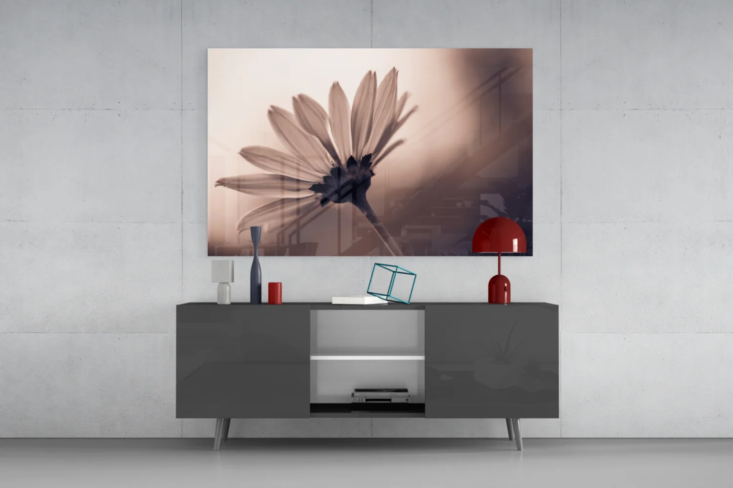 Flower Glass Wall Art - Image 9