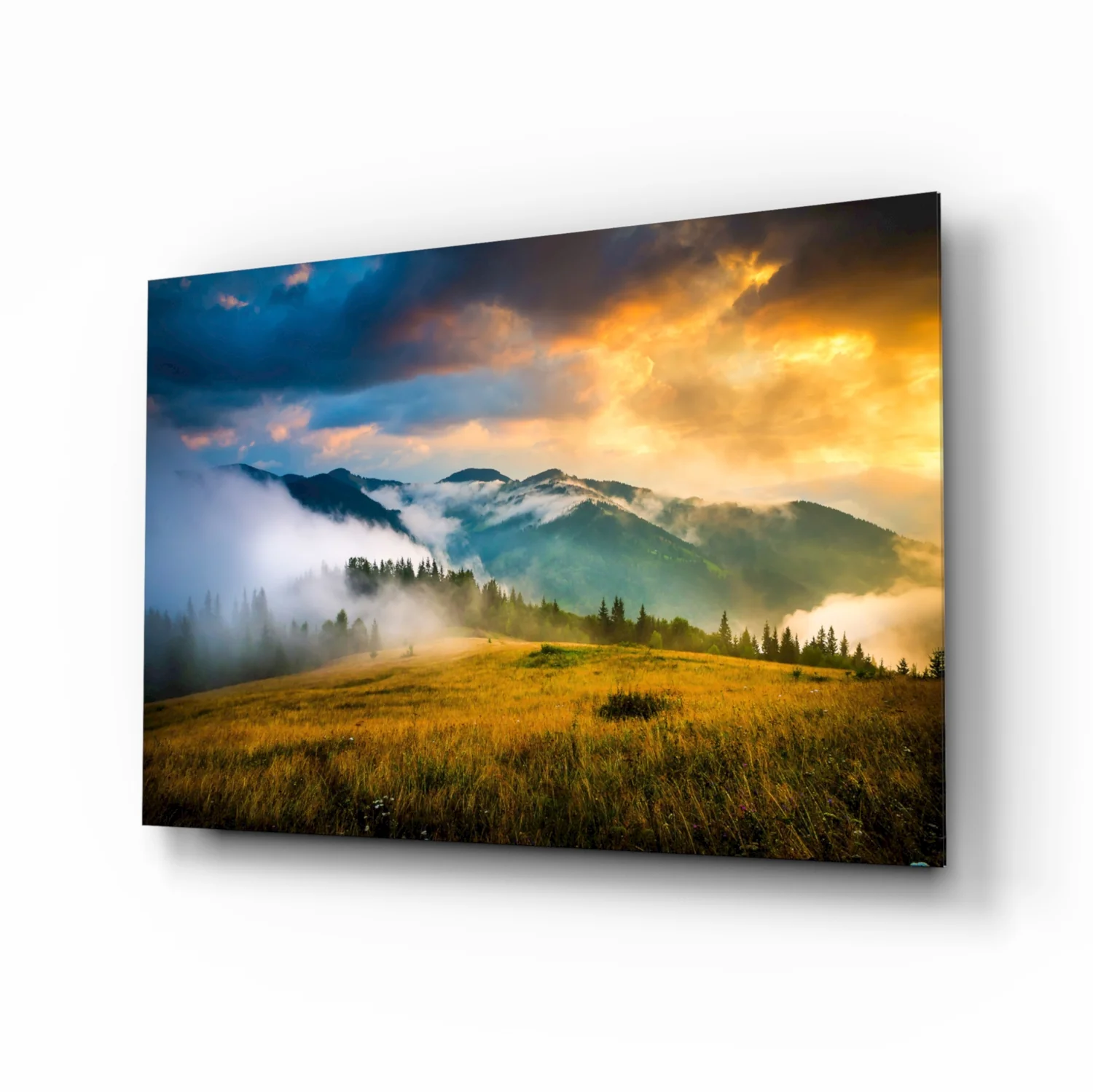 Mountain Glass Wall Art - Image 2