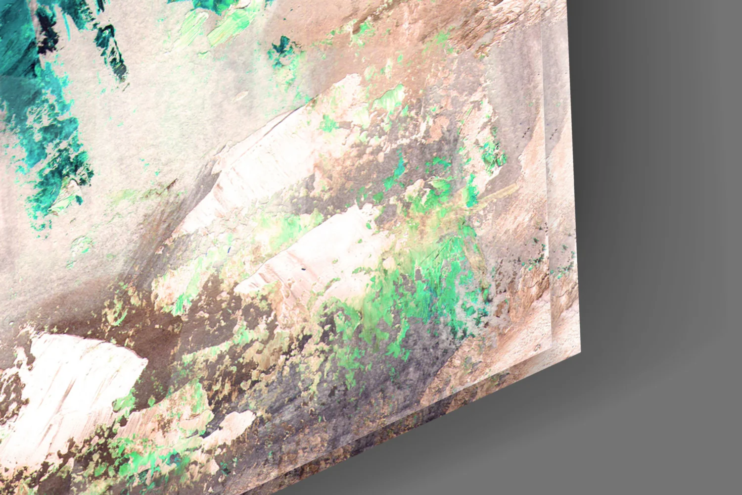 Female (Green) Glass Wall Art - Image 8