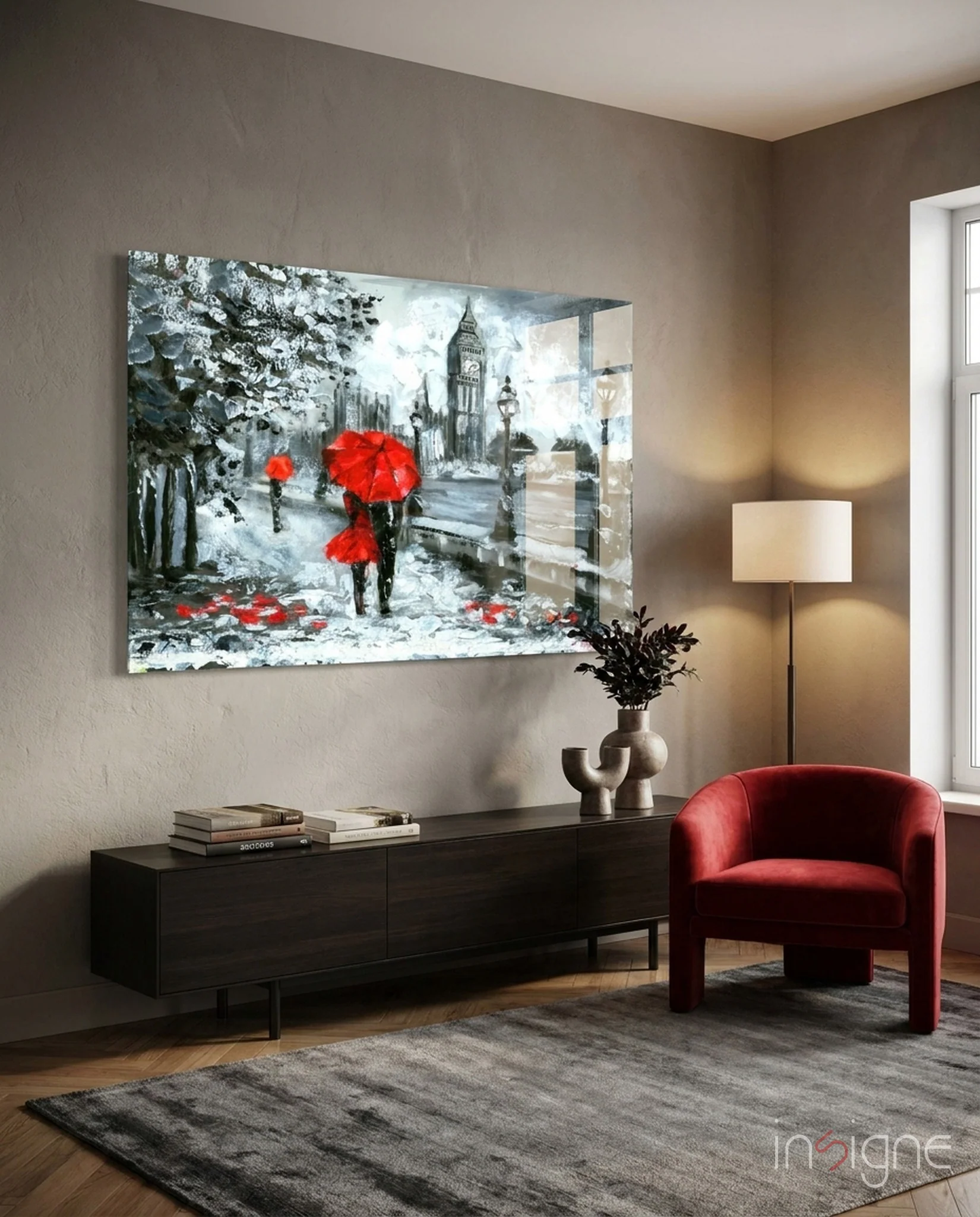 London Glass Wall Art