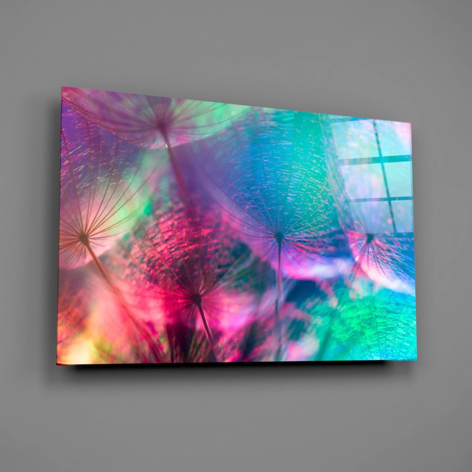 Dandelion Glass Wall Art - Image 3