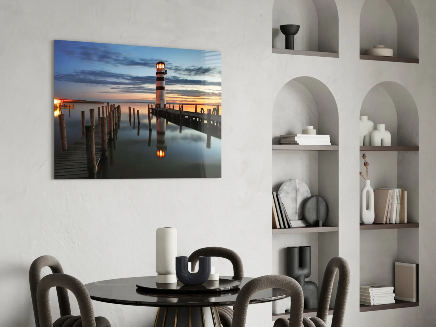 Lighthouse Glass Wall Art - Image 6