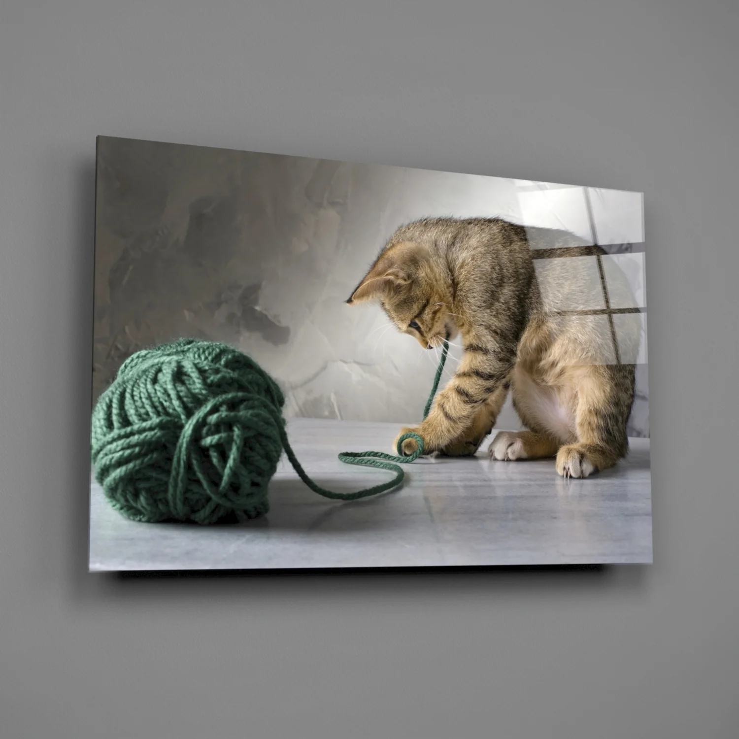 Cat Glass Wall Art - Image 2