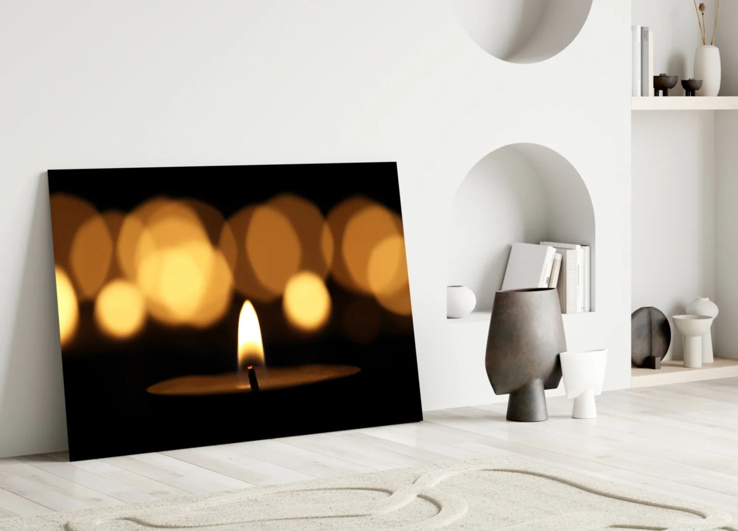 Candle Glass Wall Art - Image 3