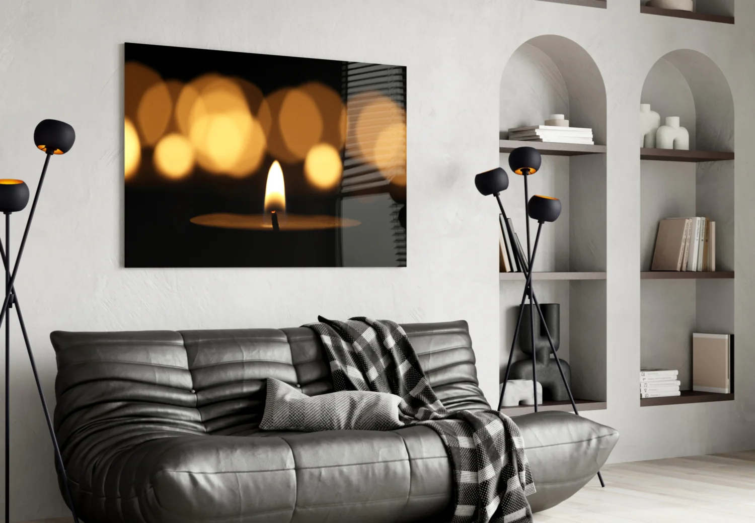 Candle Glass Wall Art - Image 4