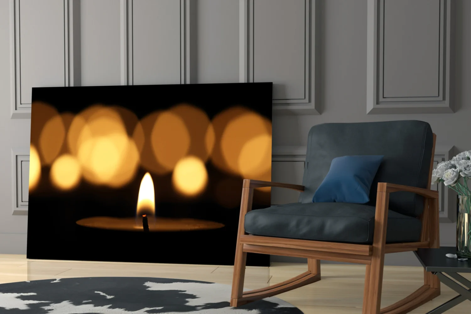 Candle Glass Wall Art - Image 6