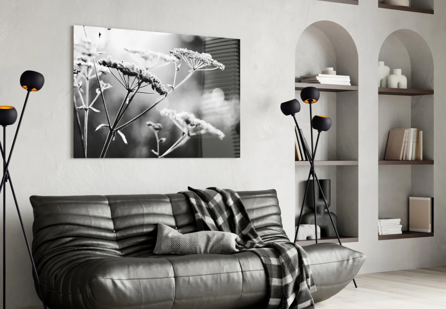 Flower Glass Wall Art - Image 4