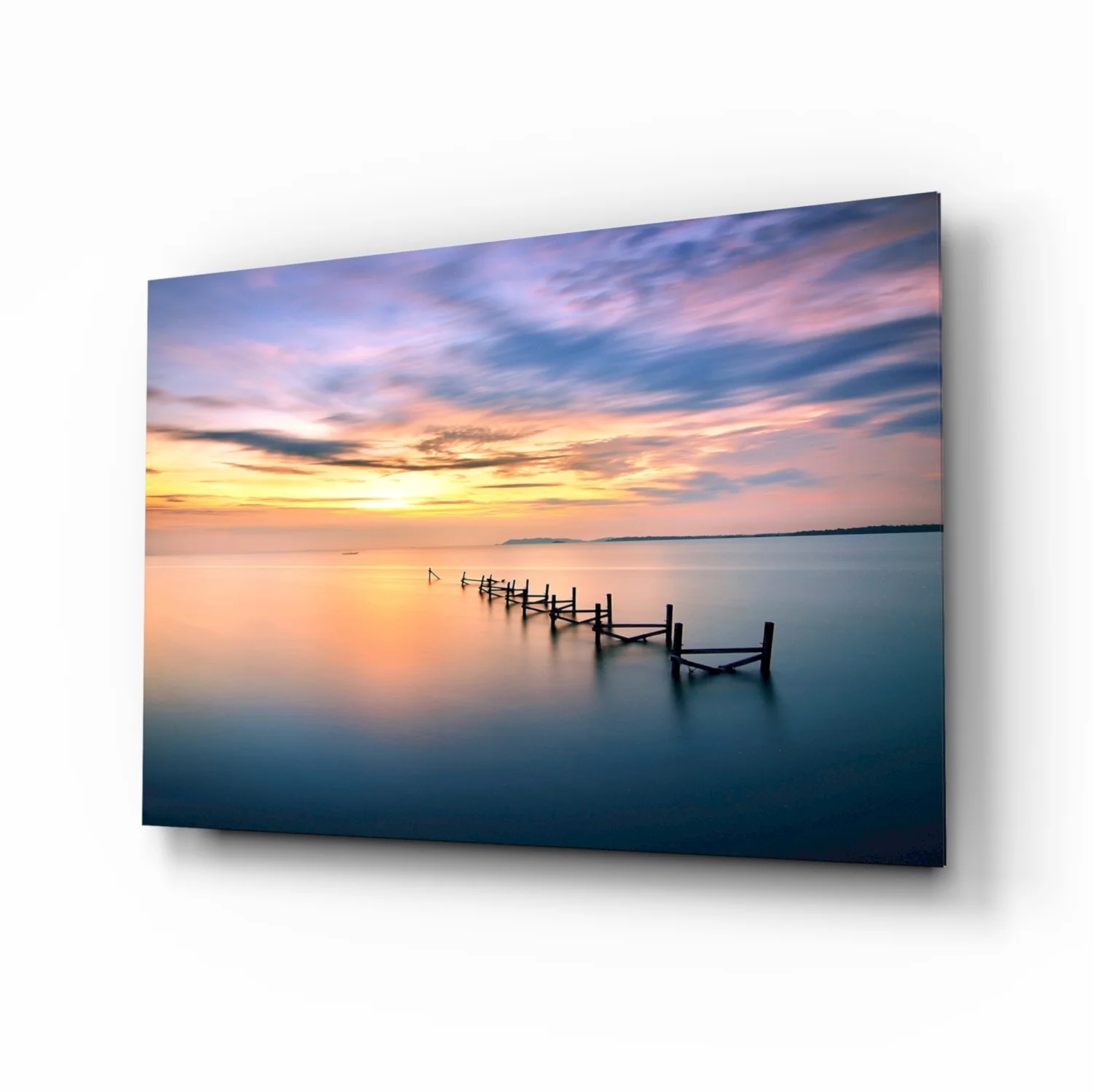 Sunset Glass Wall Art