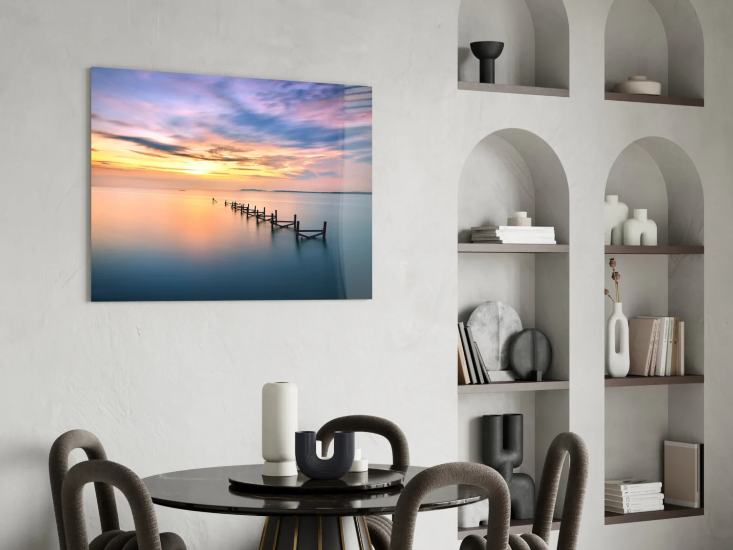 Sunset Glass Wall Art - Image 5