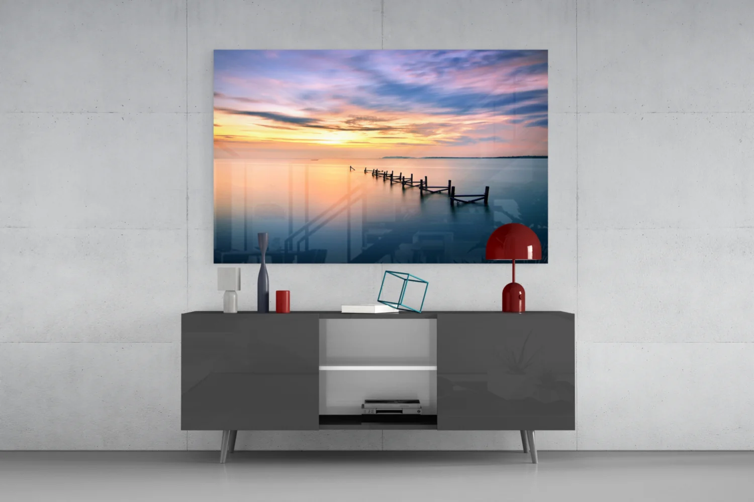 Sunset Glass Wall Art - Image 8