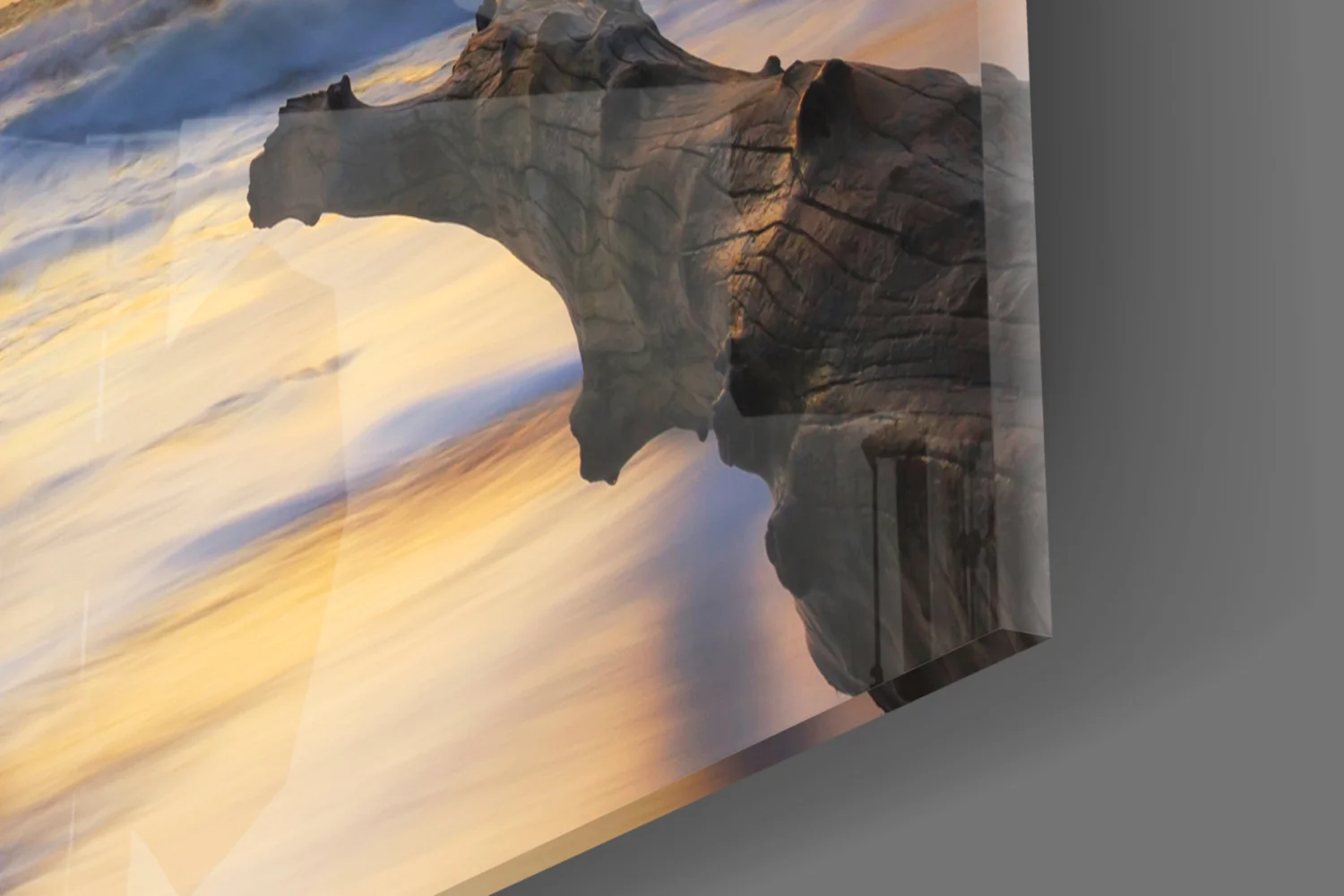 Destroyed Dock Glass Wall Art - Image 7
