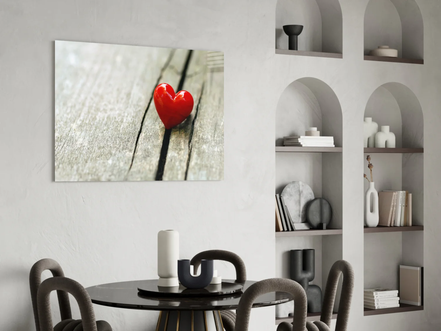 Heart Glass Wall Art - Image 5