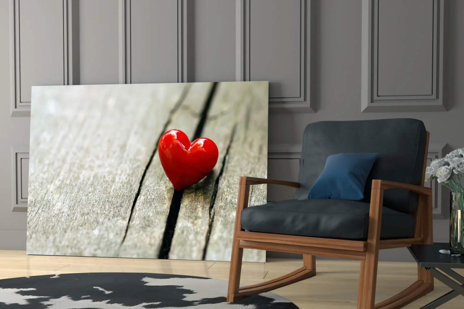 Heart Glass Wall Art - Image 6