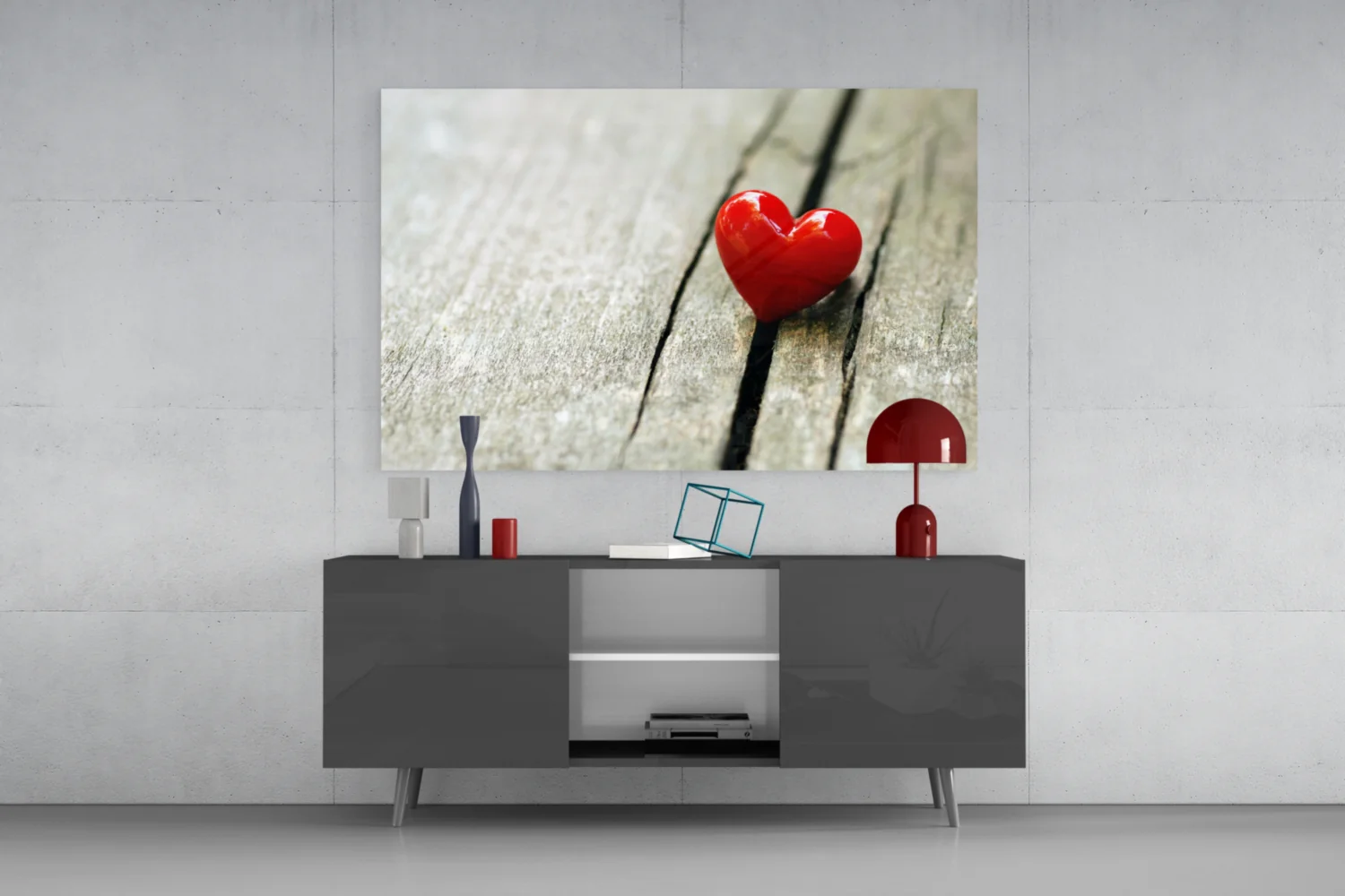 Heart Glass Wall Art - Image 8