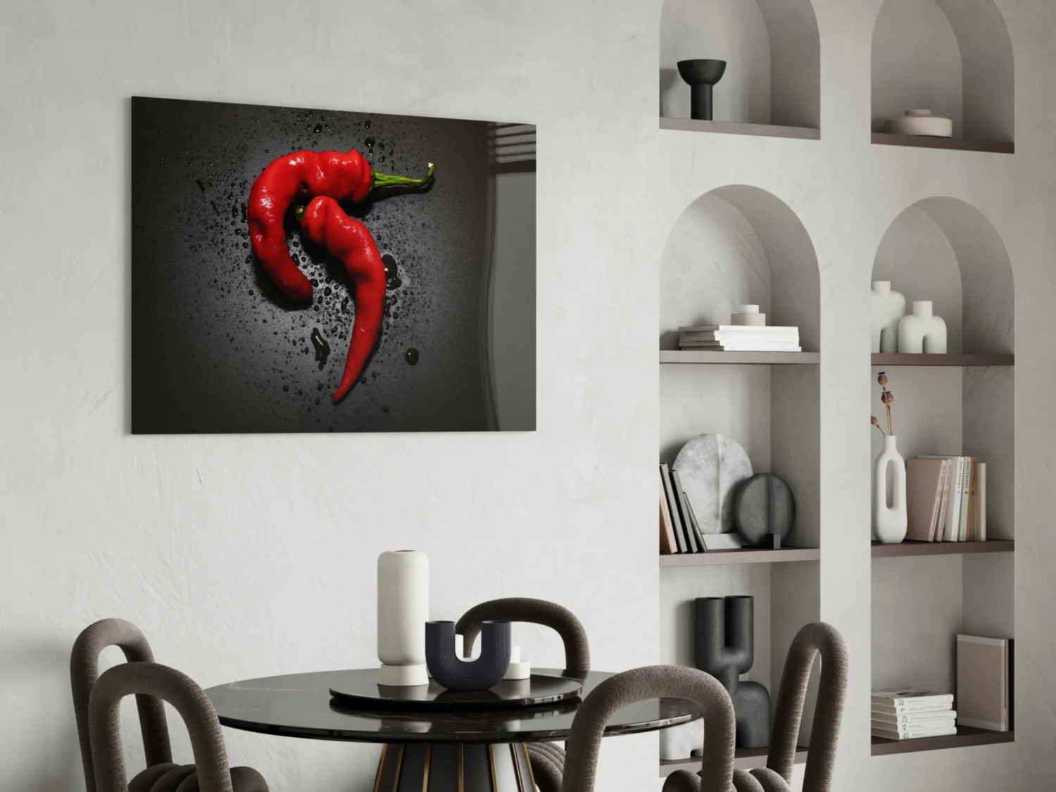 Red Pepper Glass Wall Art - Image 5