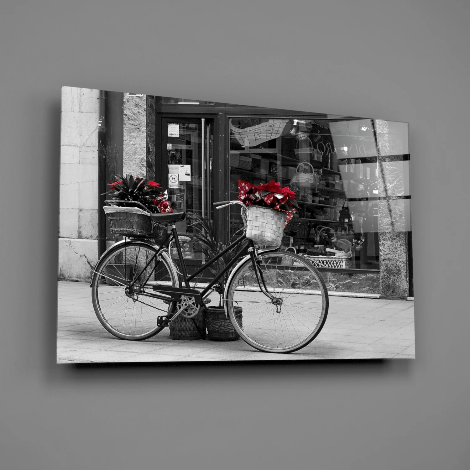 Bicycle Glass Wall Art - Image 2
