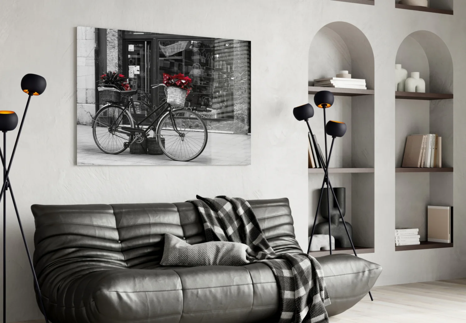 Bicycle Glass Wall Art - Image 4