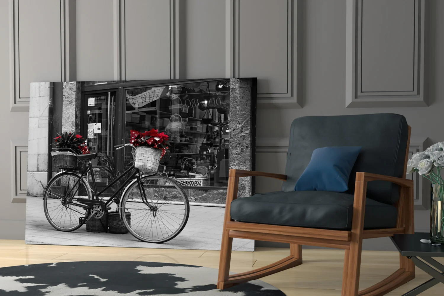 Bicycle Glass Wall Art - Image 6