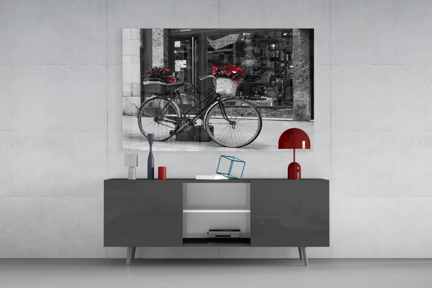 Bicycle Glass Wall Art - Image 8