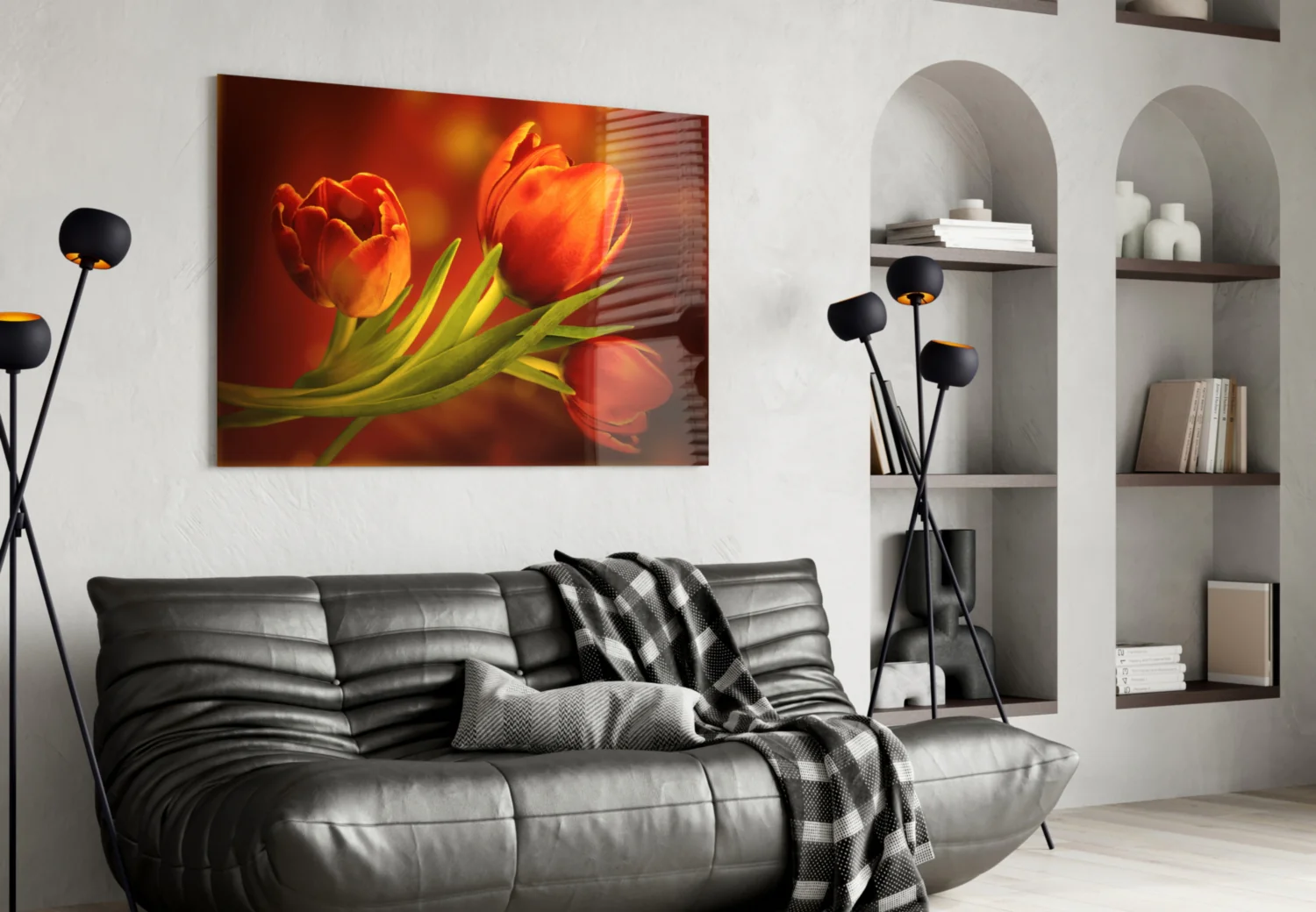 Flower Glass Wall Art - Image 4