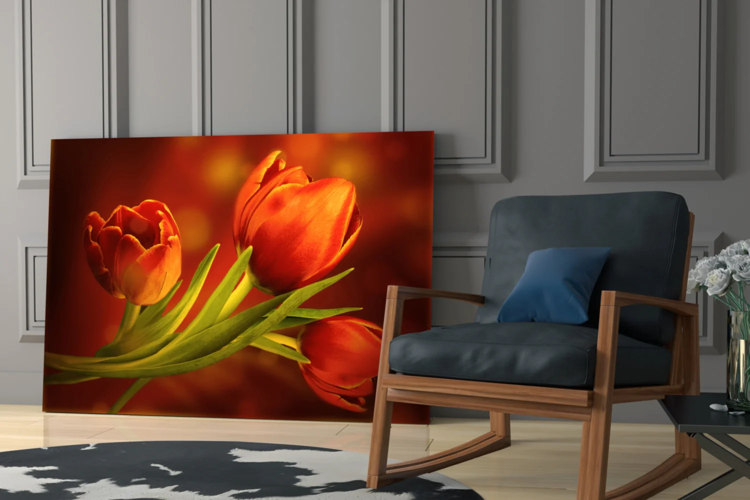 Flower Glass Wall Art - Image 6