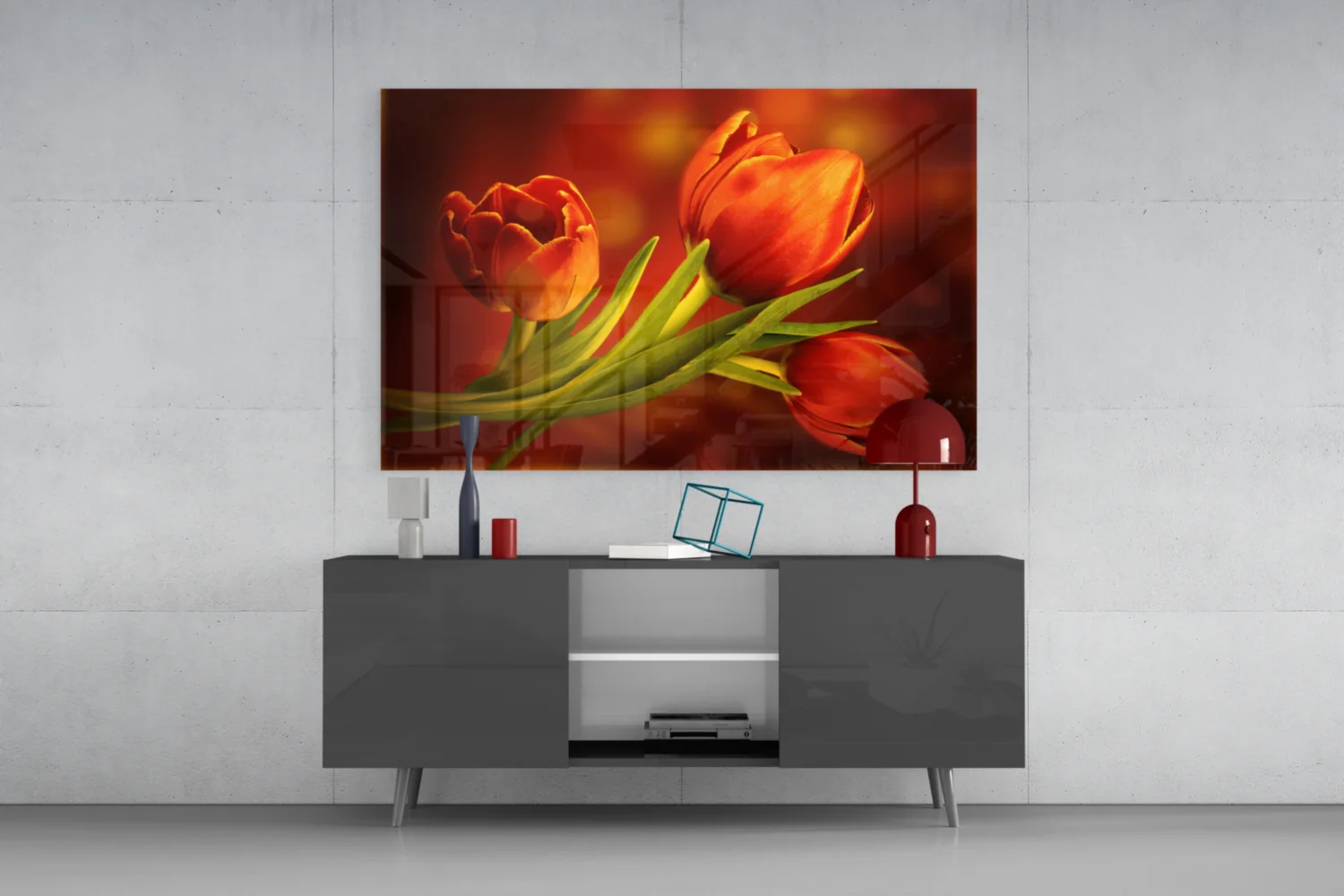 Flower Glass Wall Art - Image 8