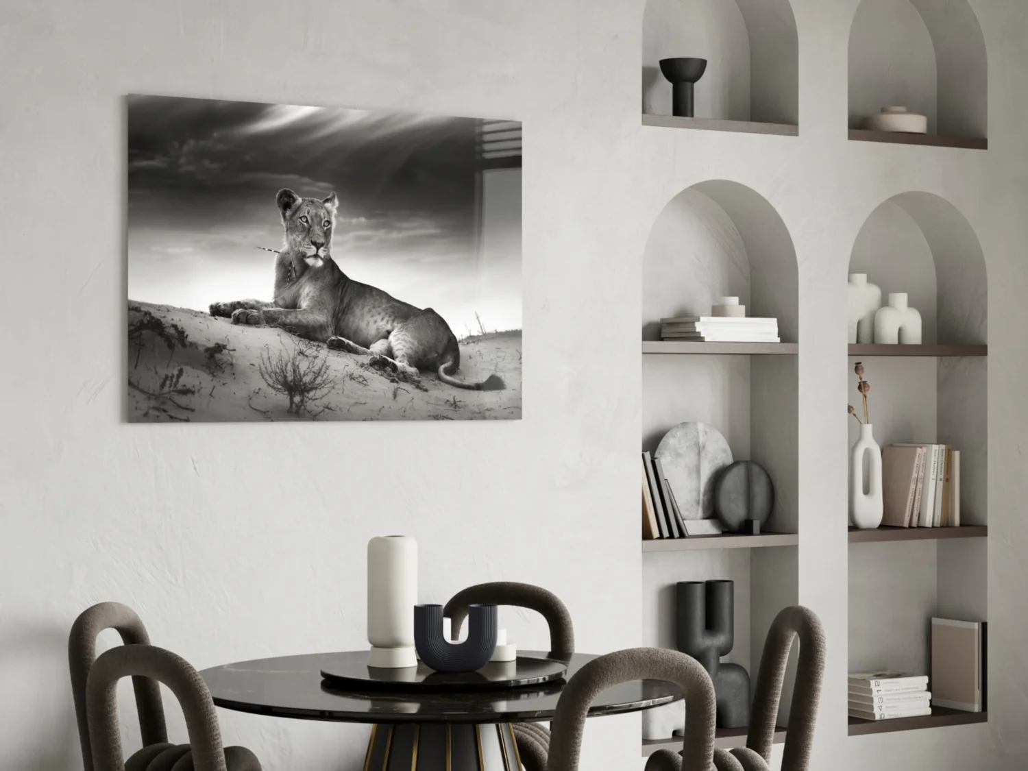 Lioness Glass Wall Art - Image 5