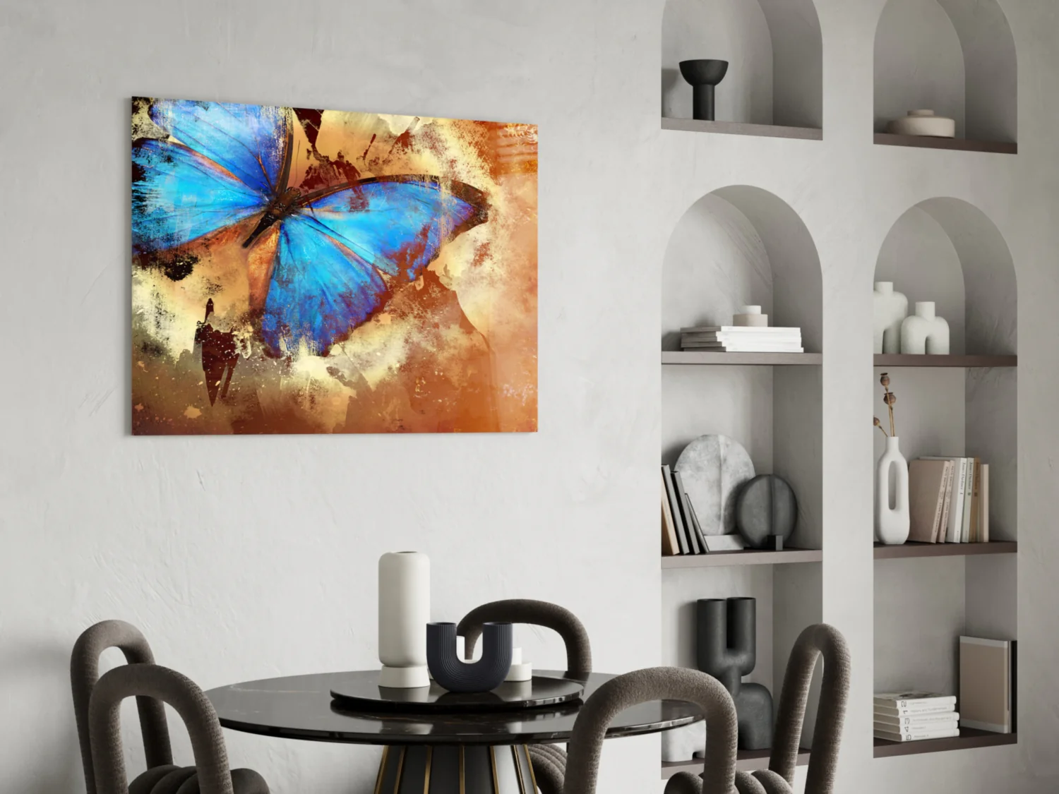 Butterfly Glass Wall Art - Image 5