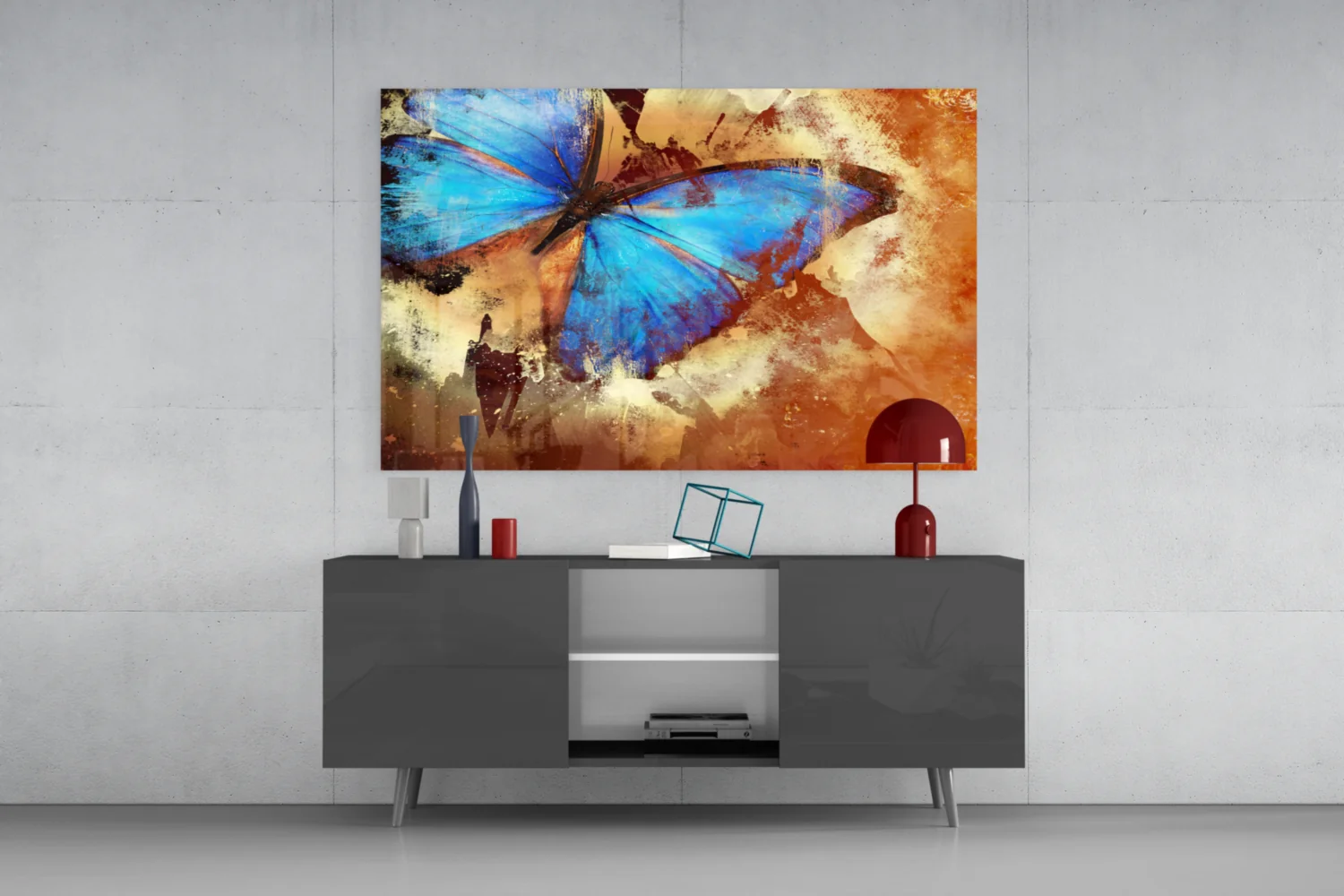 Butterfly Glass Wall Art - Image 8
