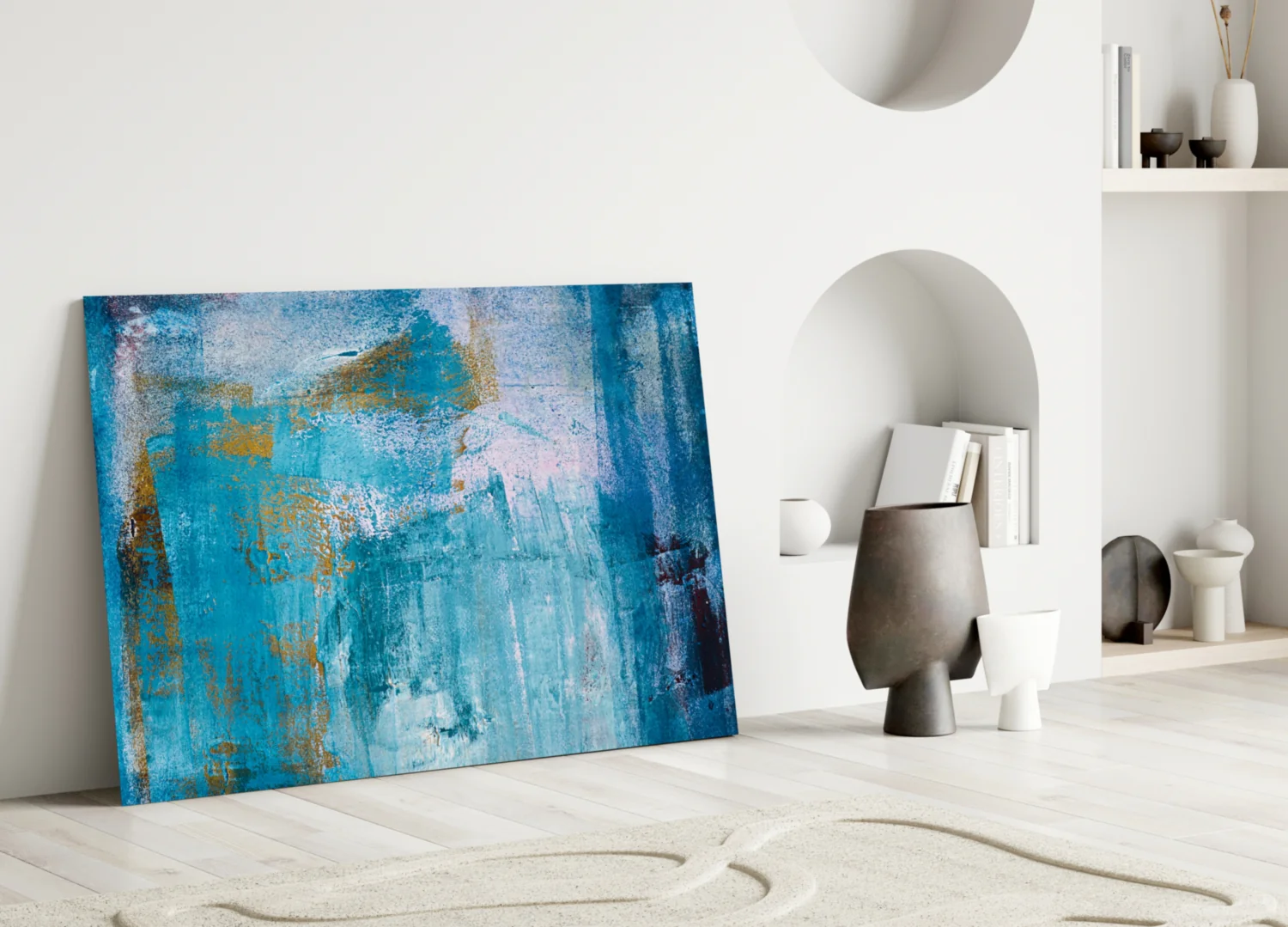 Blue Glass Wall Art - Image 3
