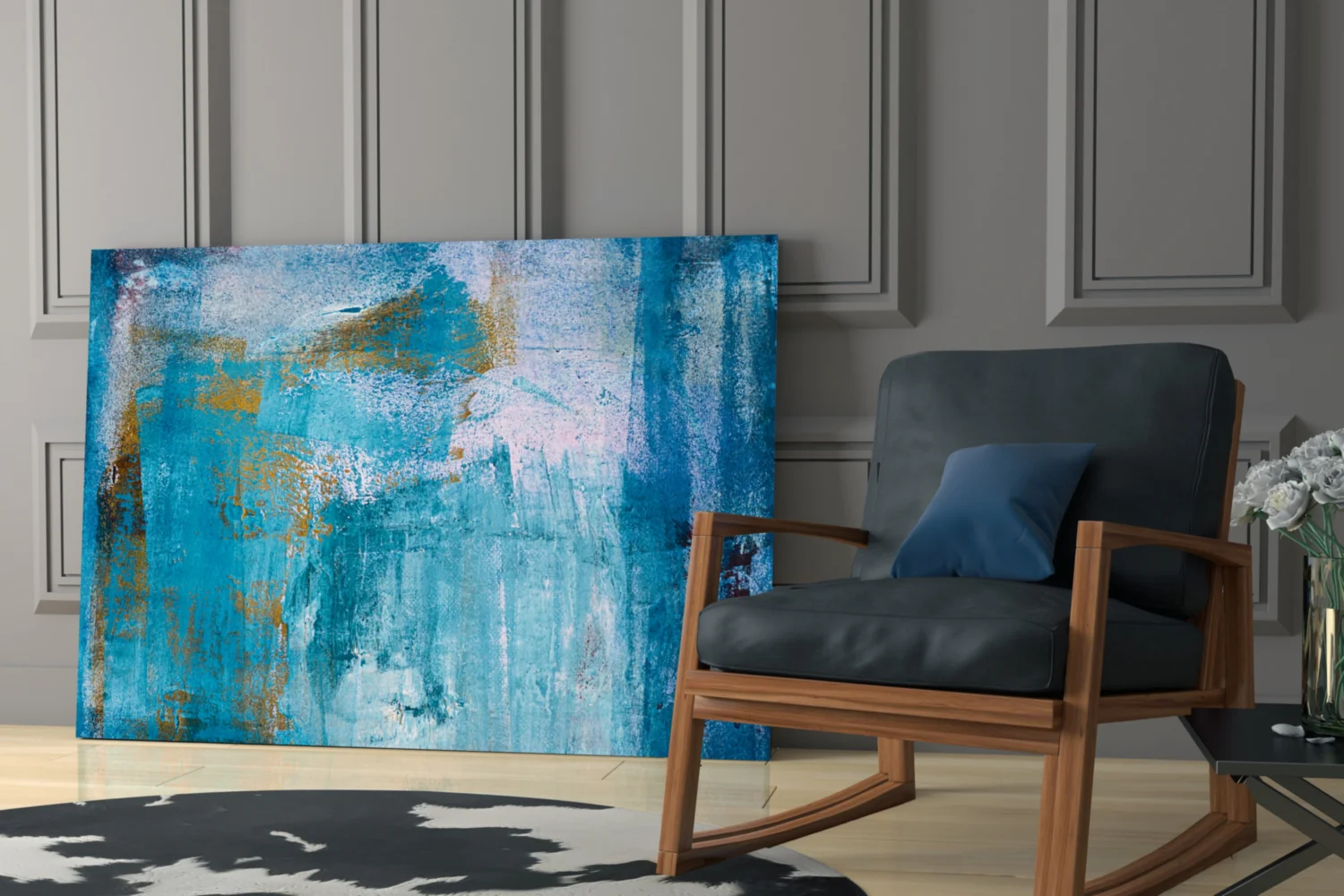 Blue Glass Wall Art - Image 6