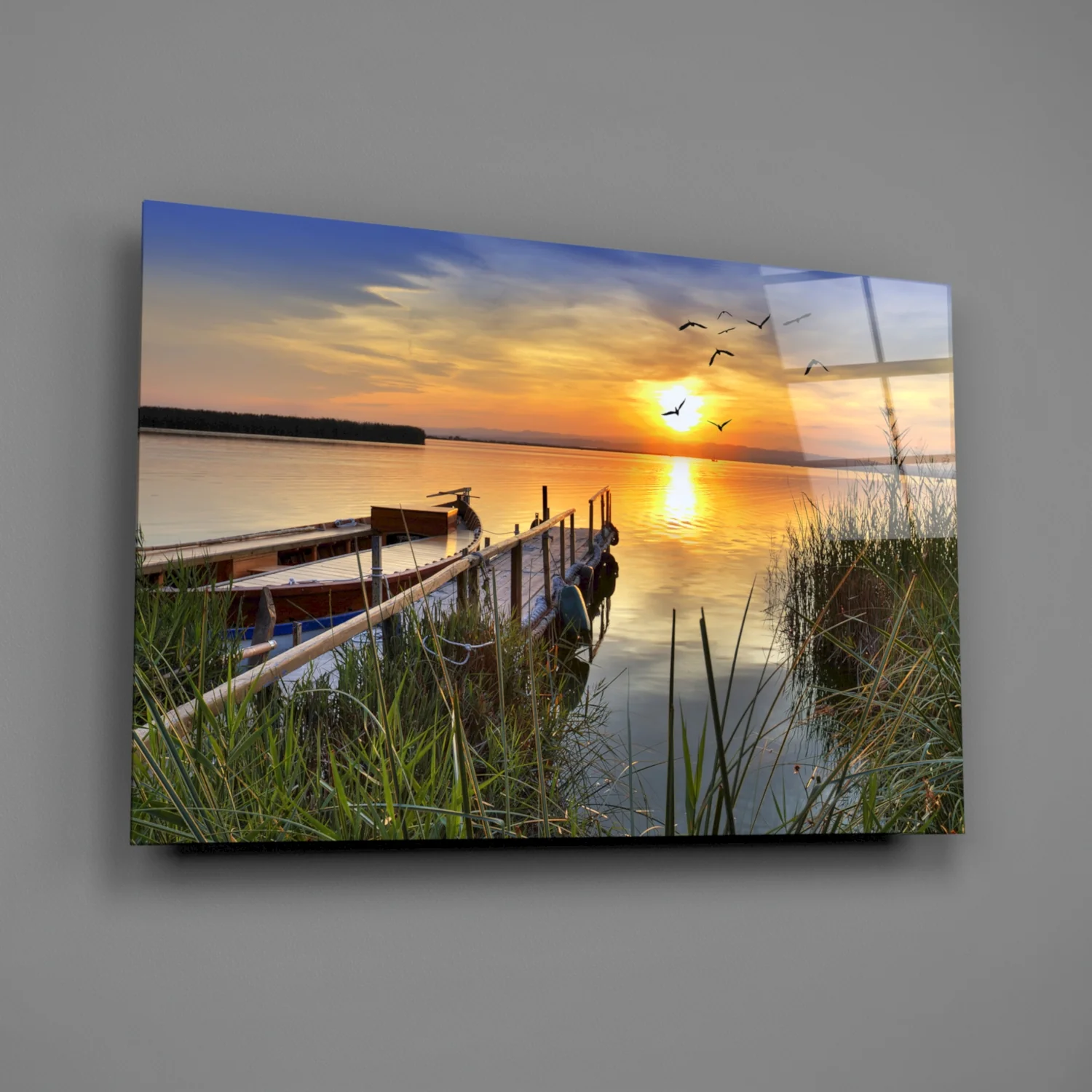 Sunset Glass Wall Art - Image 2