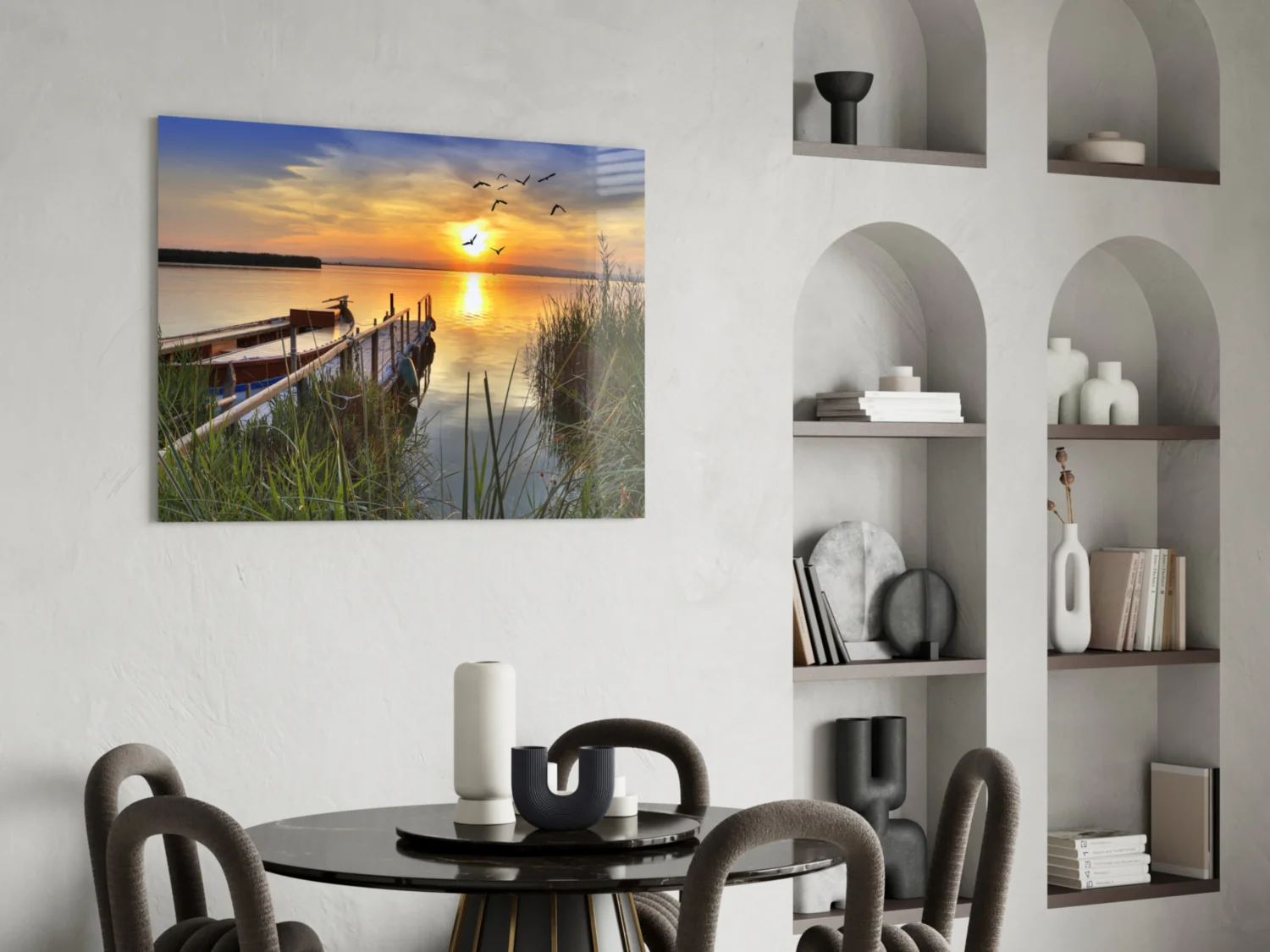 Sunset Glass Wall Art - Image 5