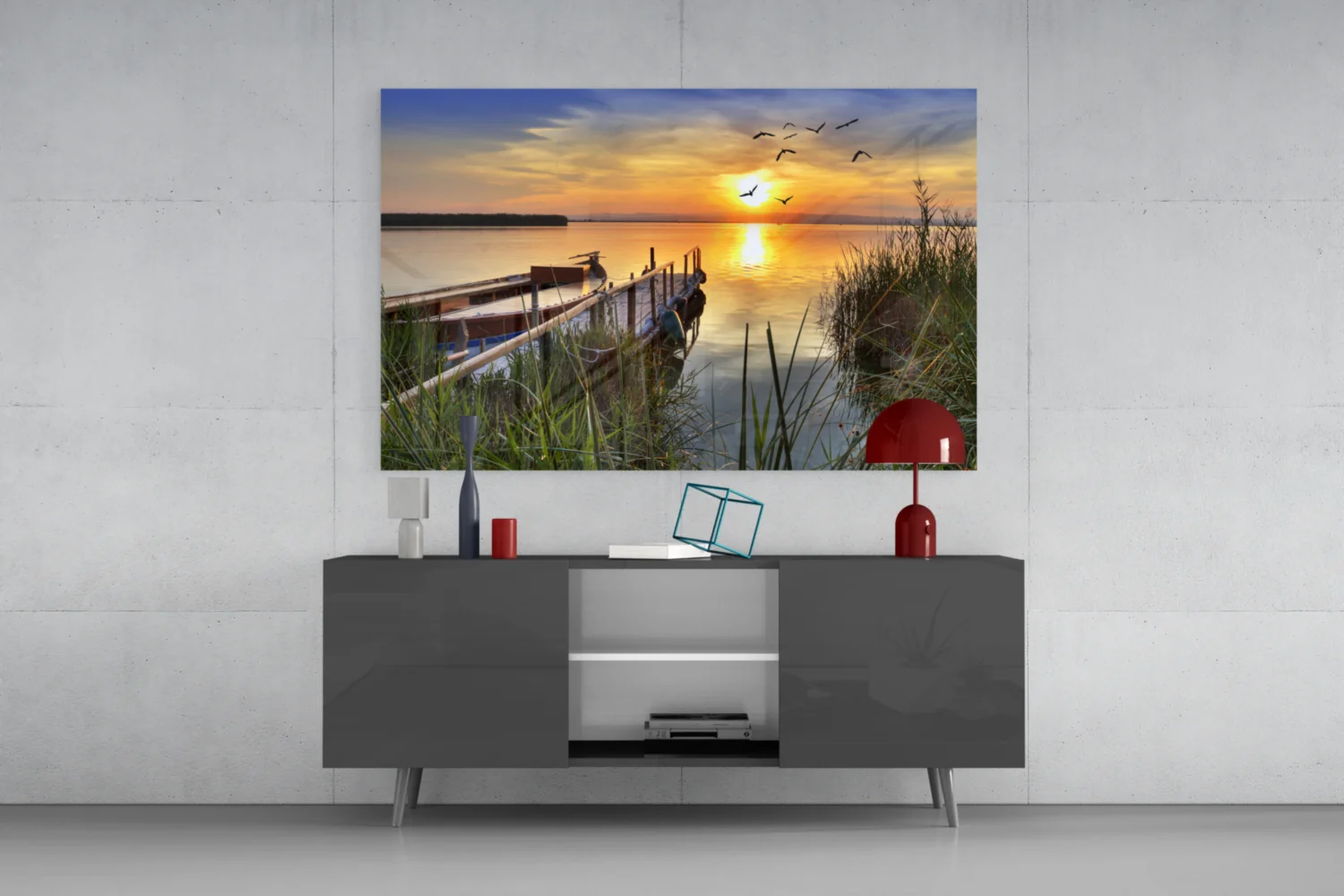 Sunset Glass Wall Art - Image 8