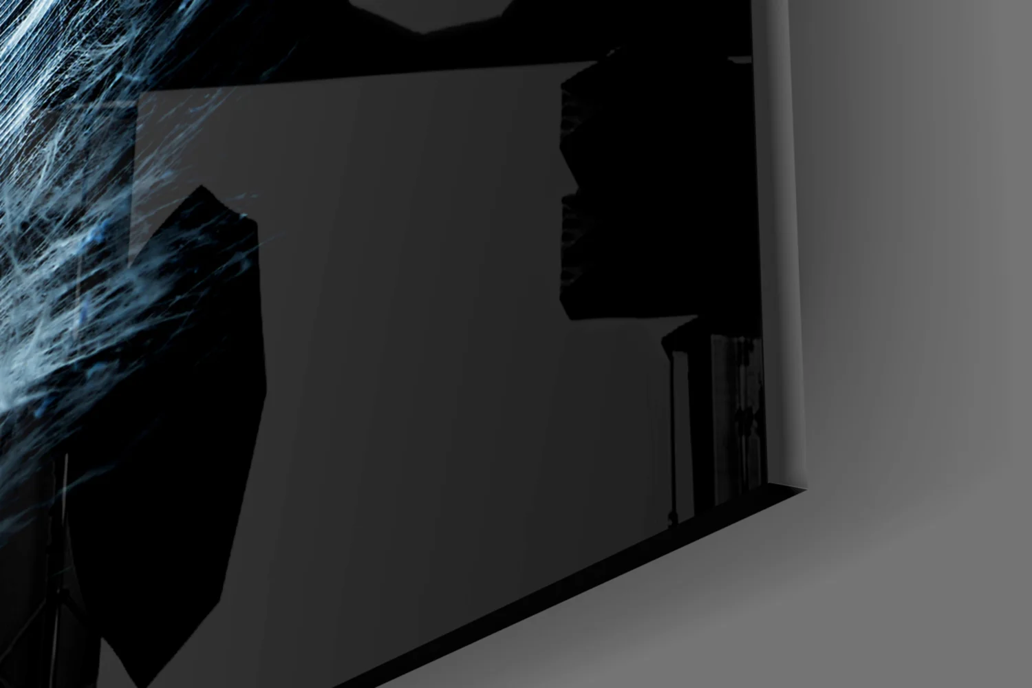 Blue Feather Glass Wall Art - Image 7