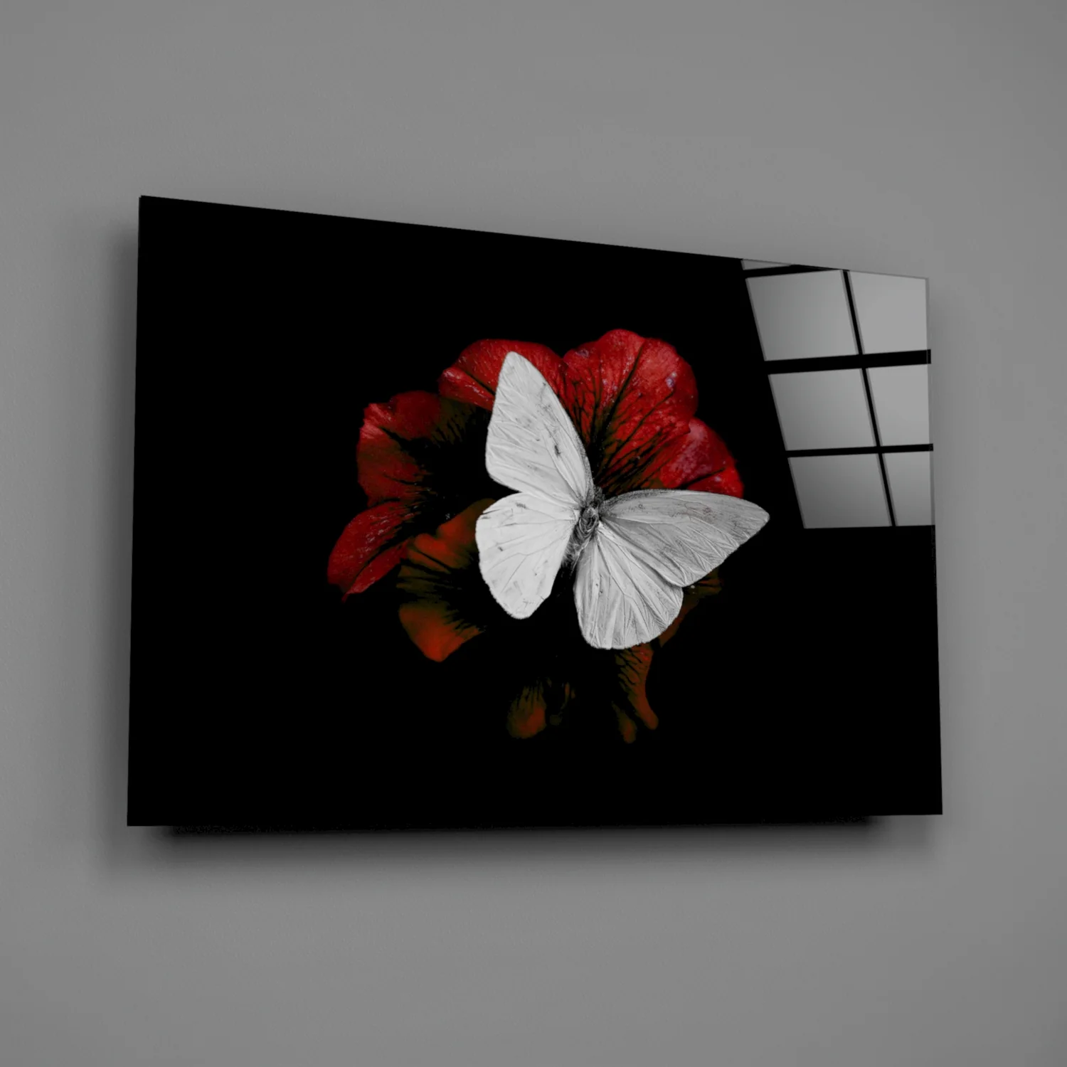 Butterfly Glass Wall Art - Image 2