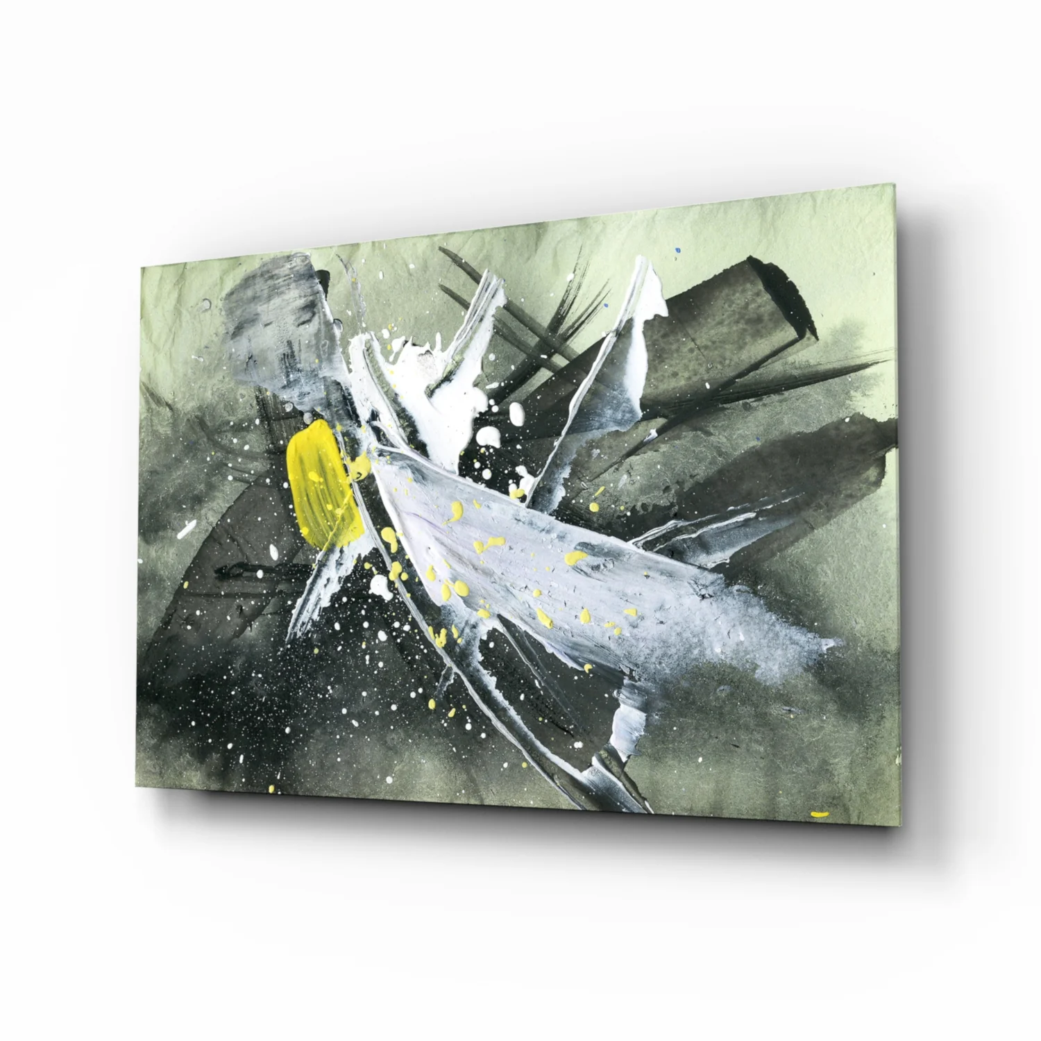 Abstract Glass Wall Art