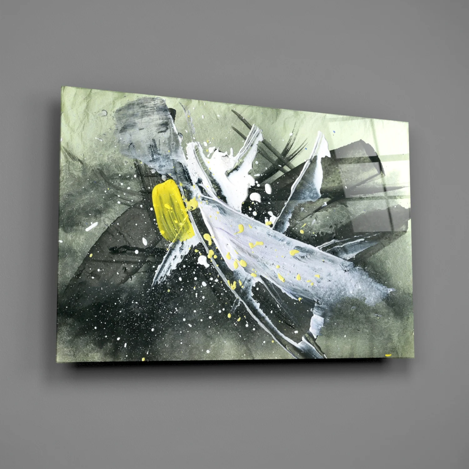 Abstract Glass Wall Art - Image 2