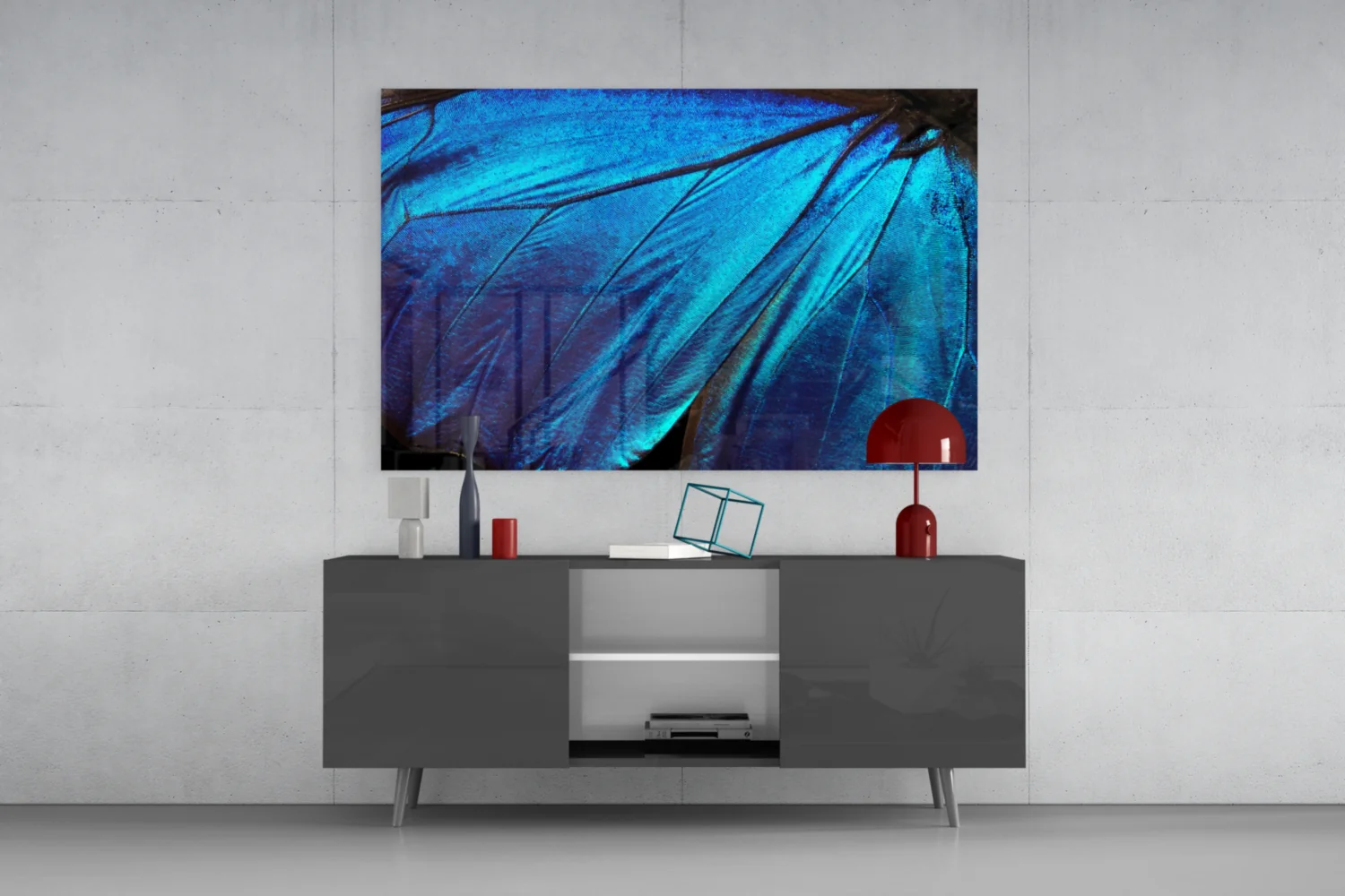 Butterfly Wing Glass Wall Art - Image 8