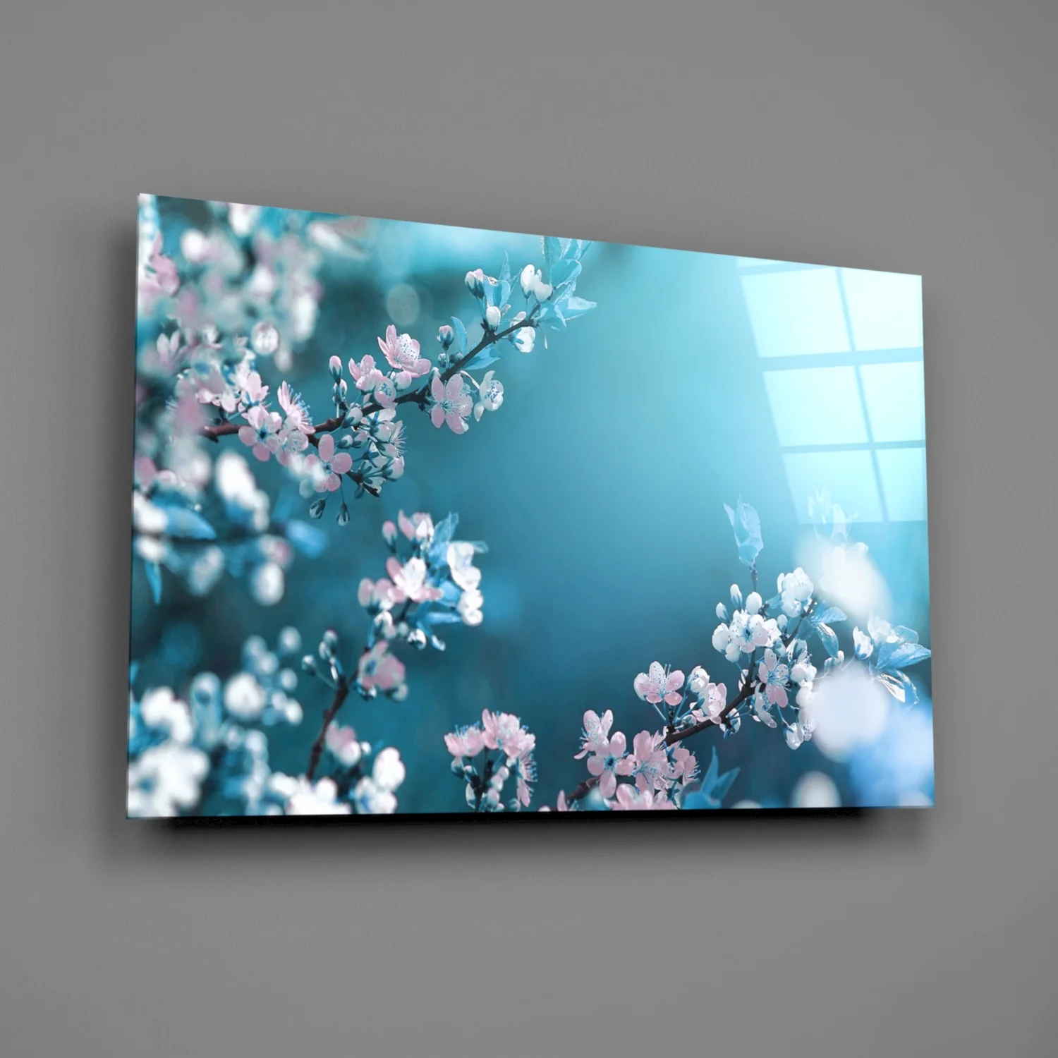 Spring Flowers Glass Wall Art - Image 2