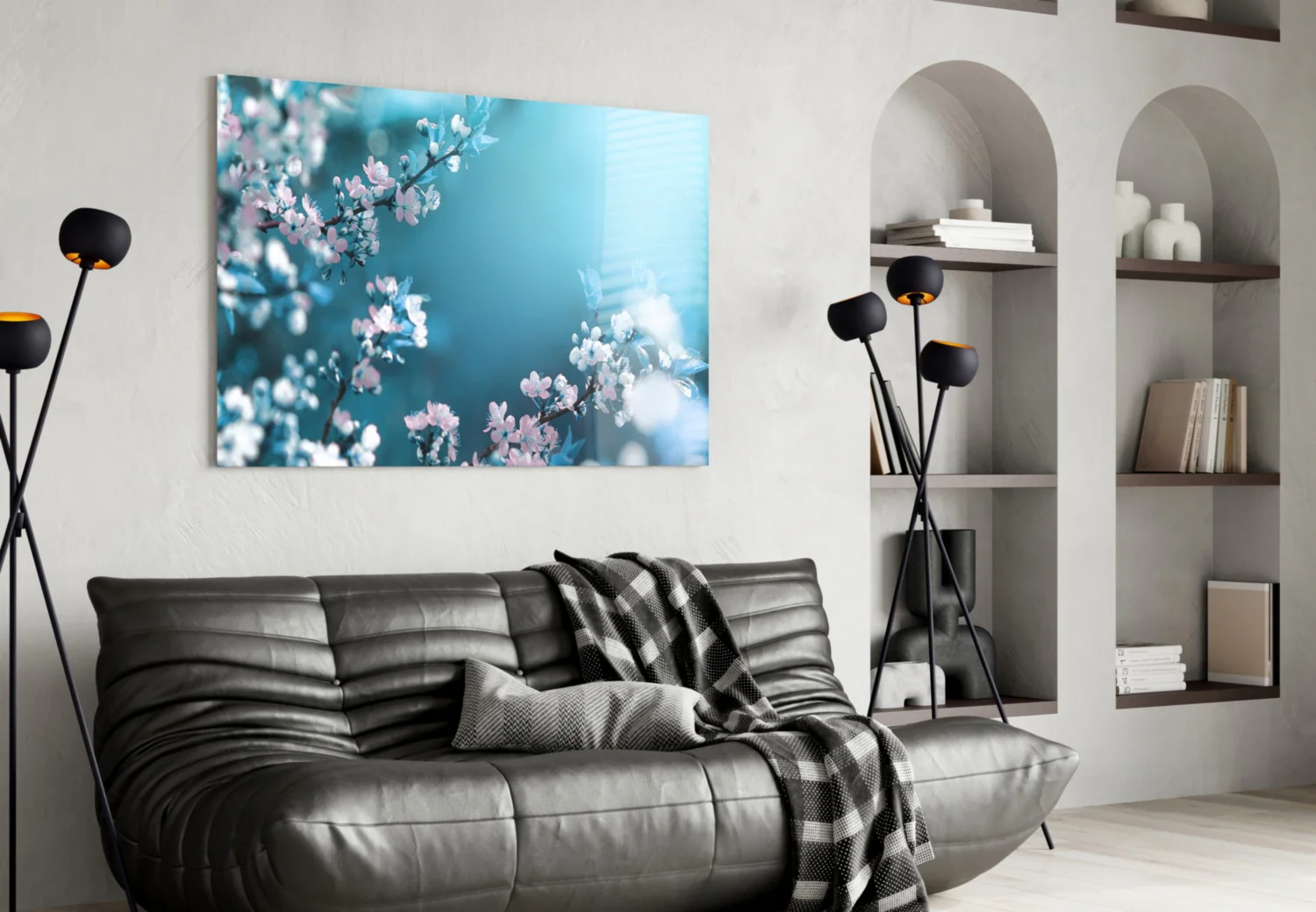 Spring Flowers Glass Wall Art - Image 4