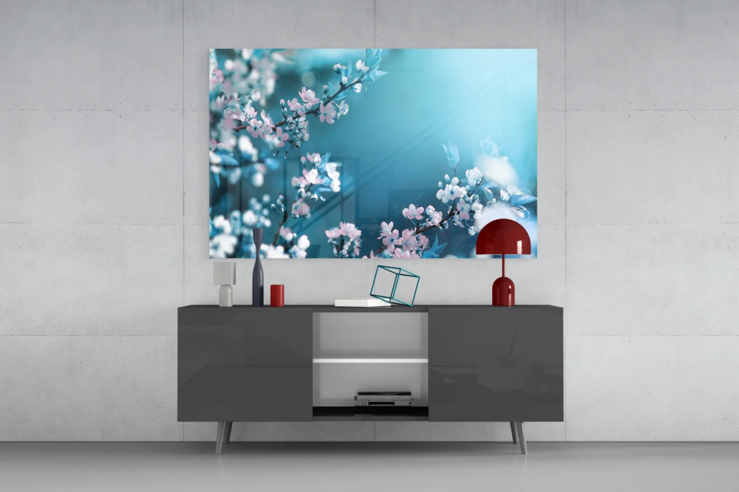Spring Flowers Glass Wall Art - Image 8