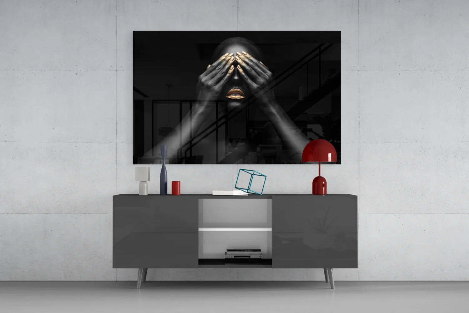 Woman Glass Wall Art - Image 8