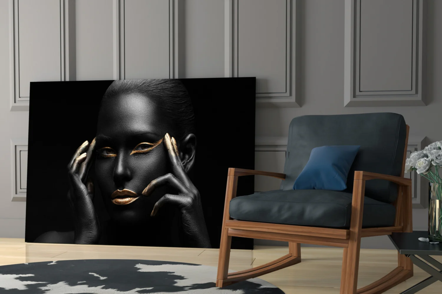Woman Glass Wall Art - Image 6