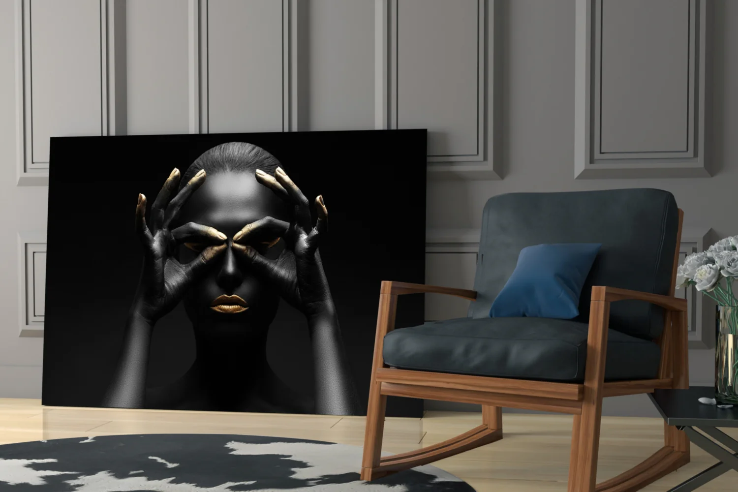 Woman Glass Wall Art - Image 6