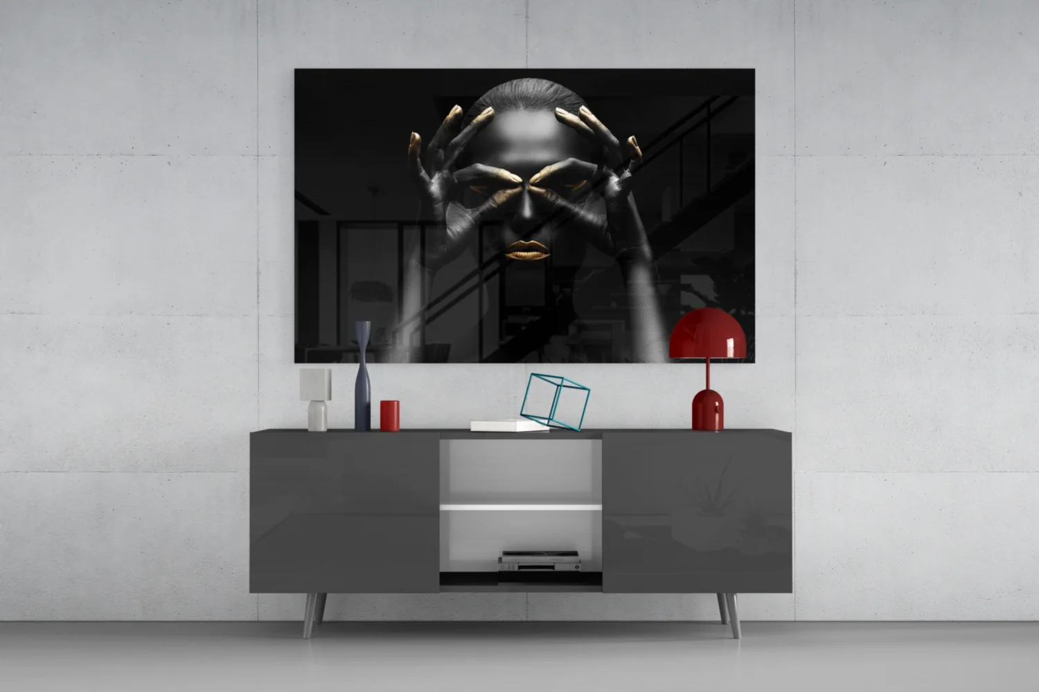 Woman Glass Wall Art - Image 8