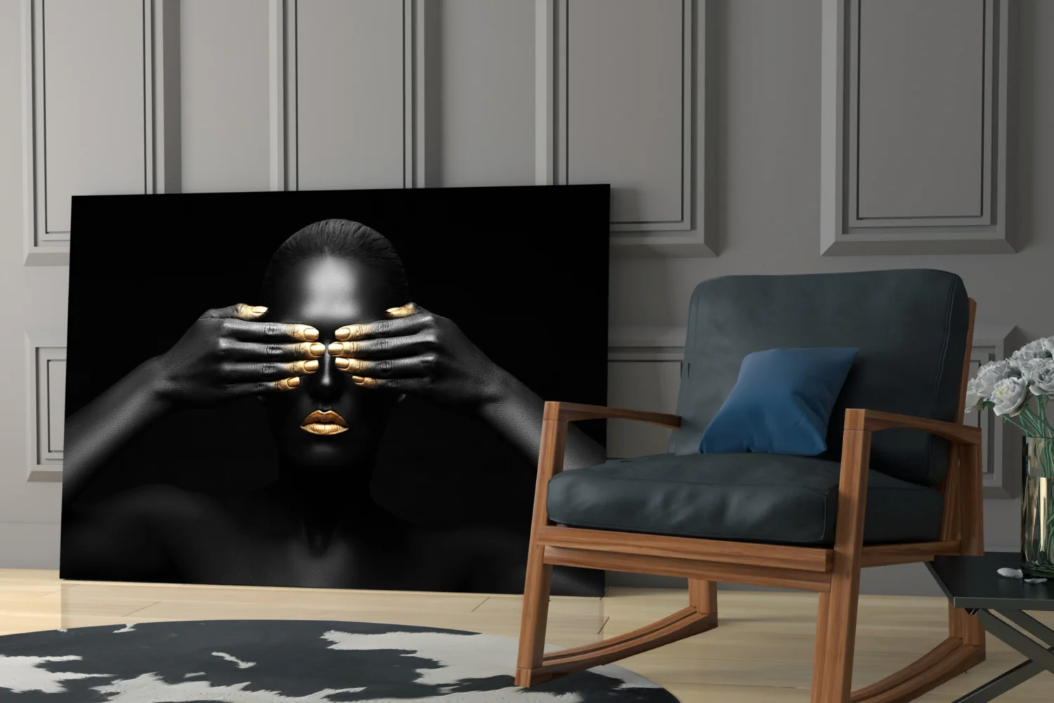Woman Glass Wall Art - Image 4