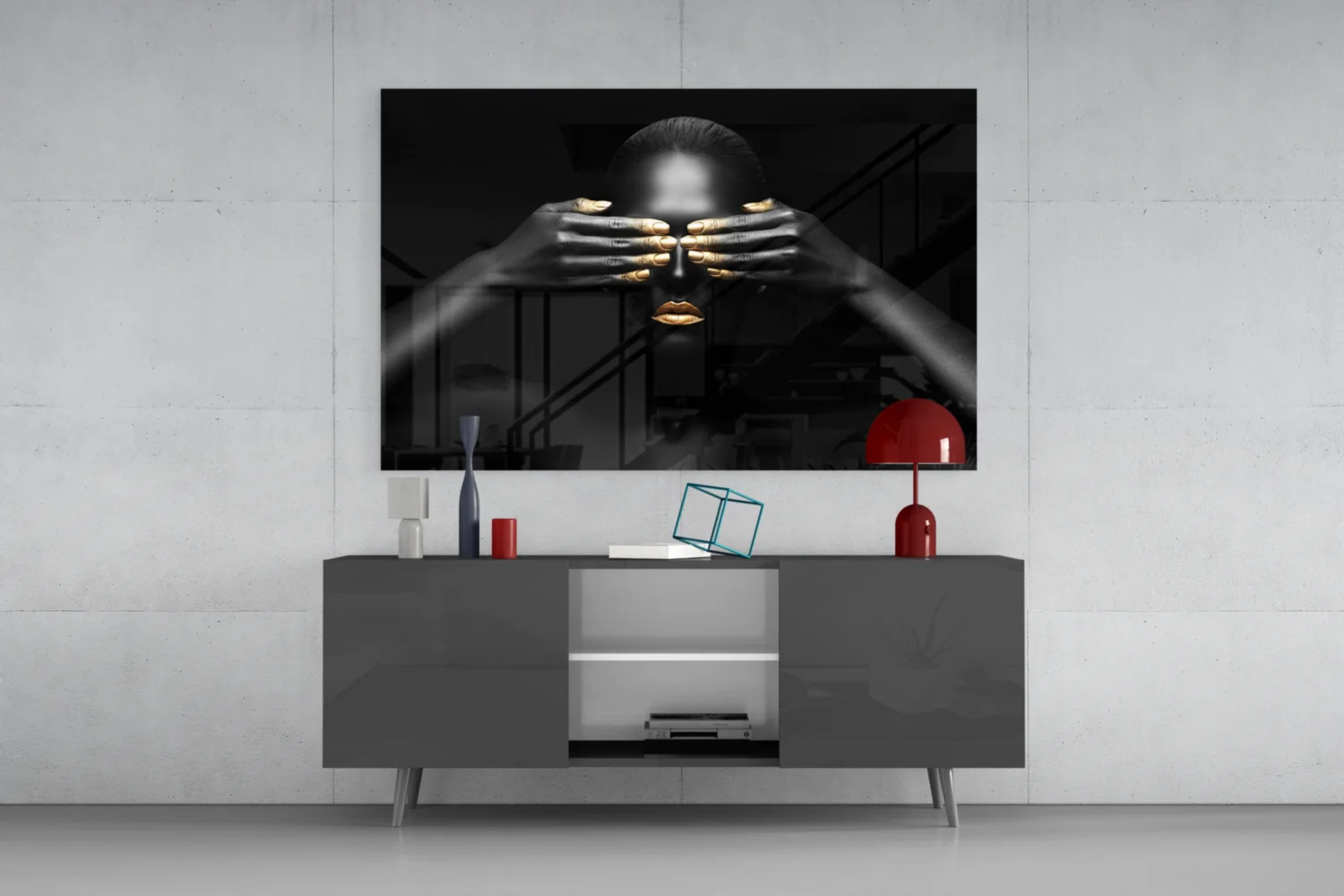 Woman Glass Wall Art - Image 5
