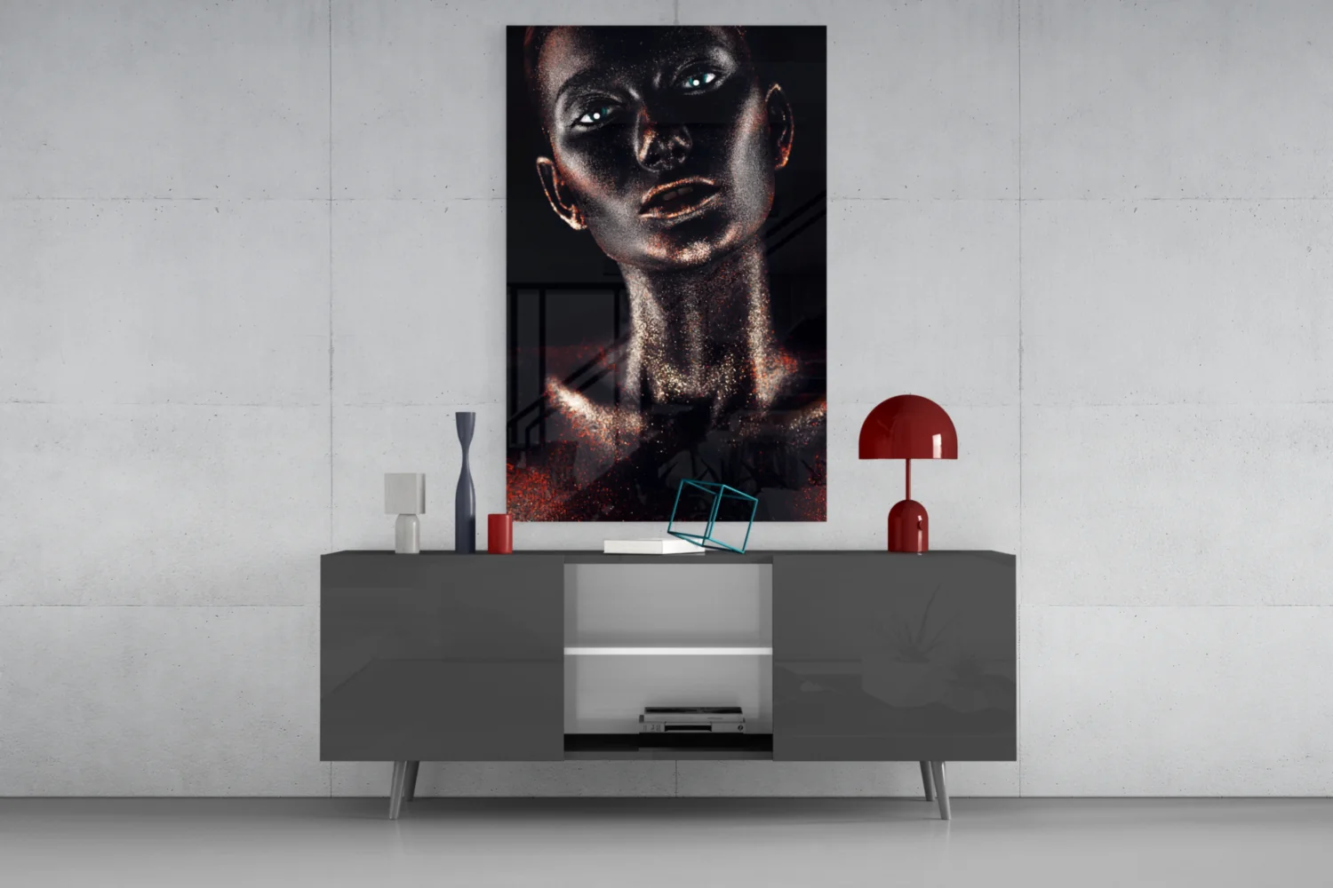 Woman Glass Wall Art - Image 8