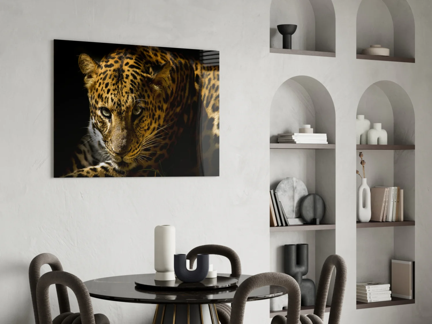 Leopar Glass Wall Art - Image 5